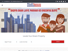 Tablet Screenshot of modispaces.com